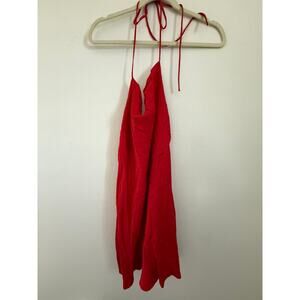 Zara NWT Slip Dress Red Size S